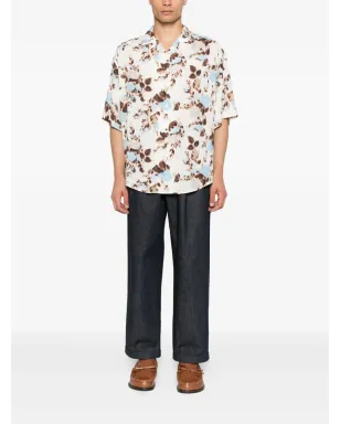 AMI Paris キャンプカラー花柄シャツ - サムネイル2