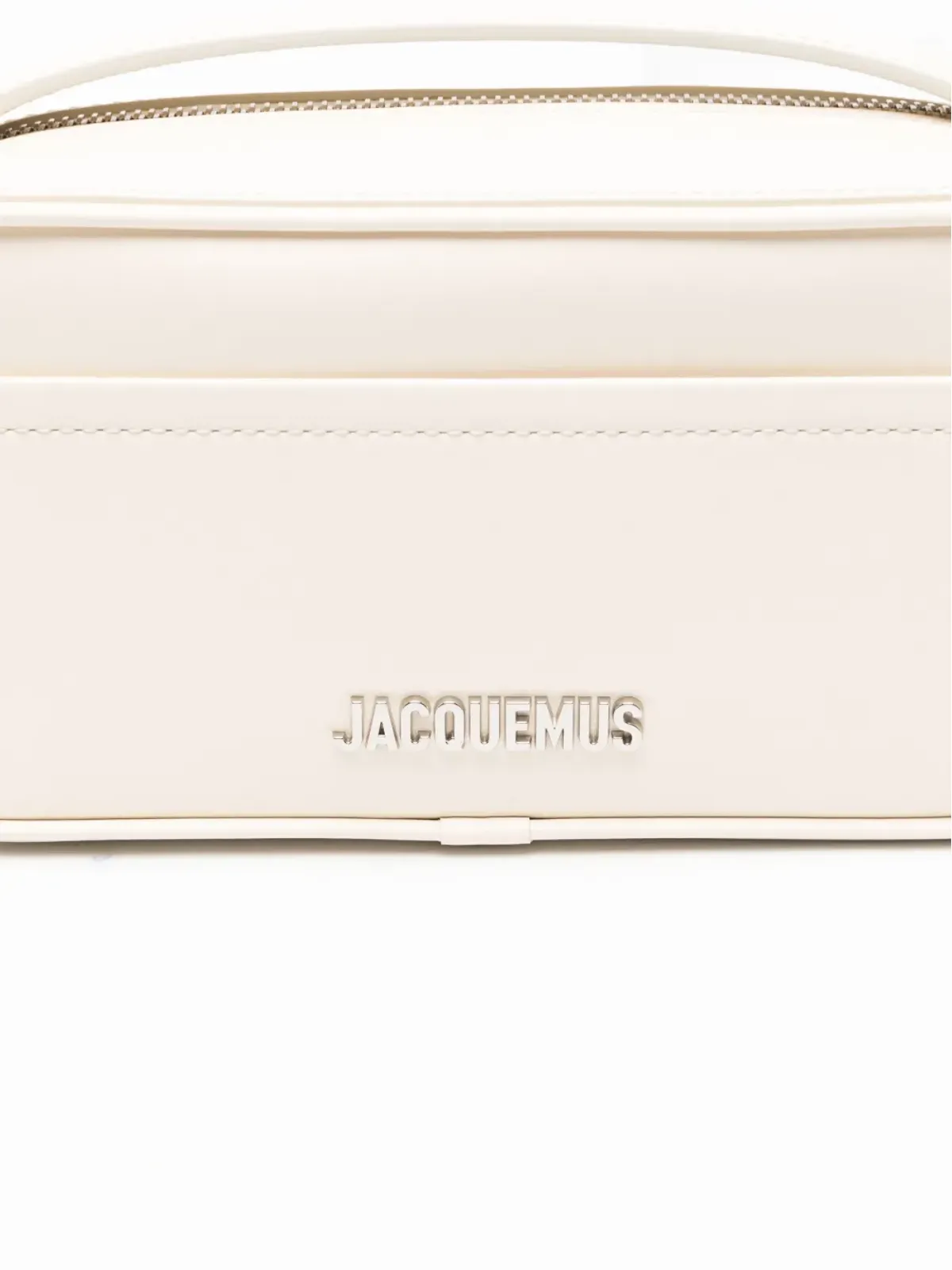 Jacquemus The Banet ロゴプレート付きレザーショルダーバッグ - 画像4