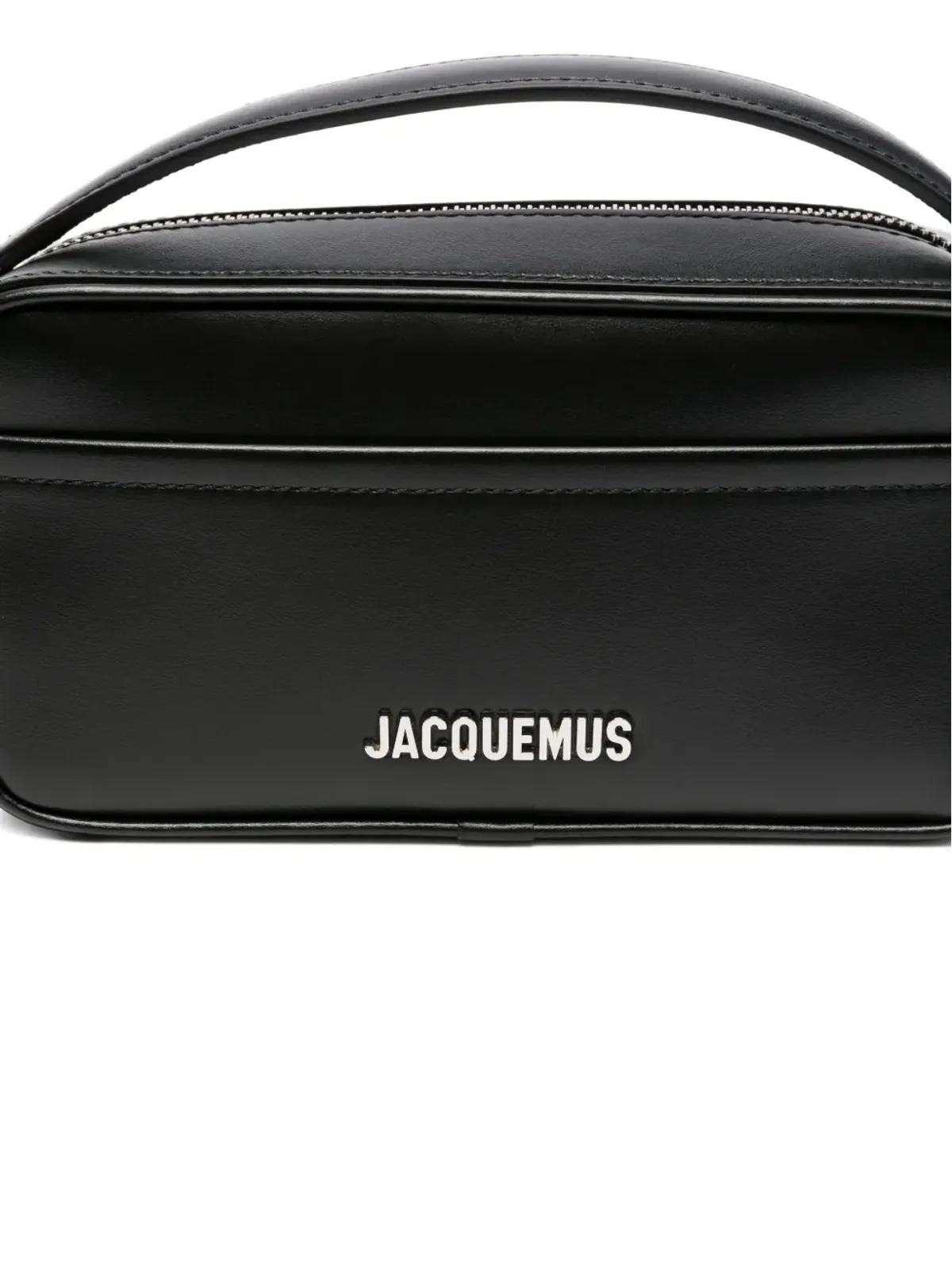 Jacquemus ザ・バネ レザー トップハンドル ショルダーバッグ - 画像4