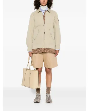 Moncler キルティングジップアップジャケット - ベージュ - サムネイル2