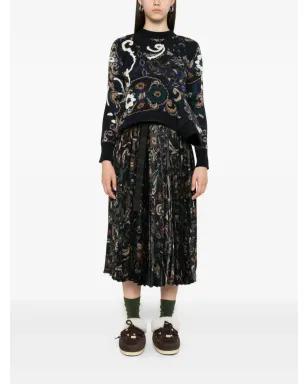 sacai 花柄モチーフのセーター - サムネイル2