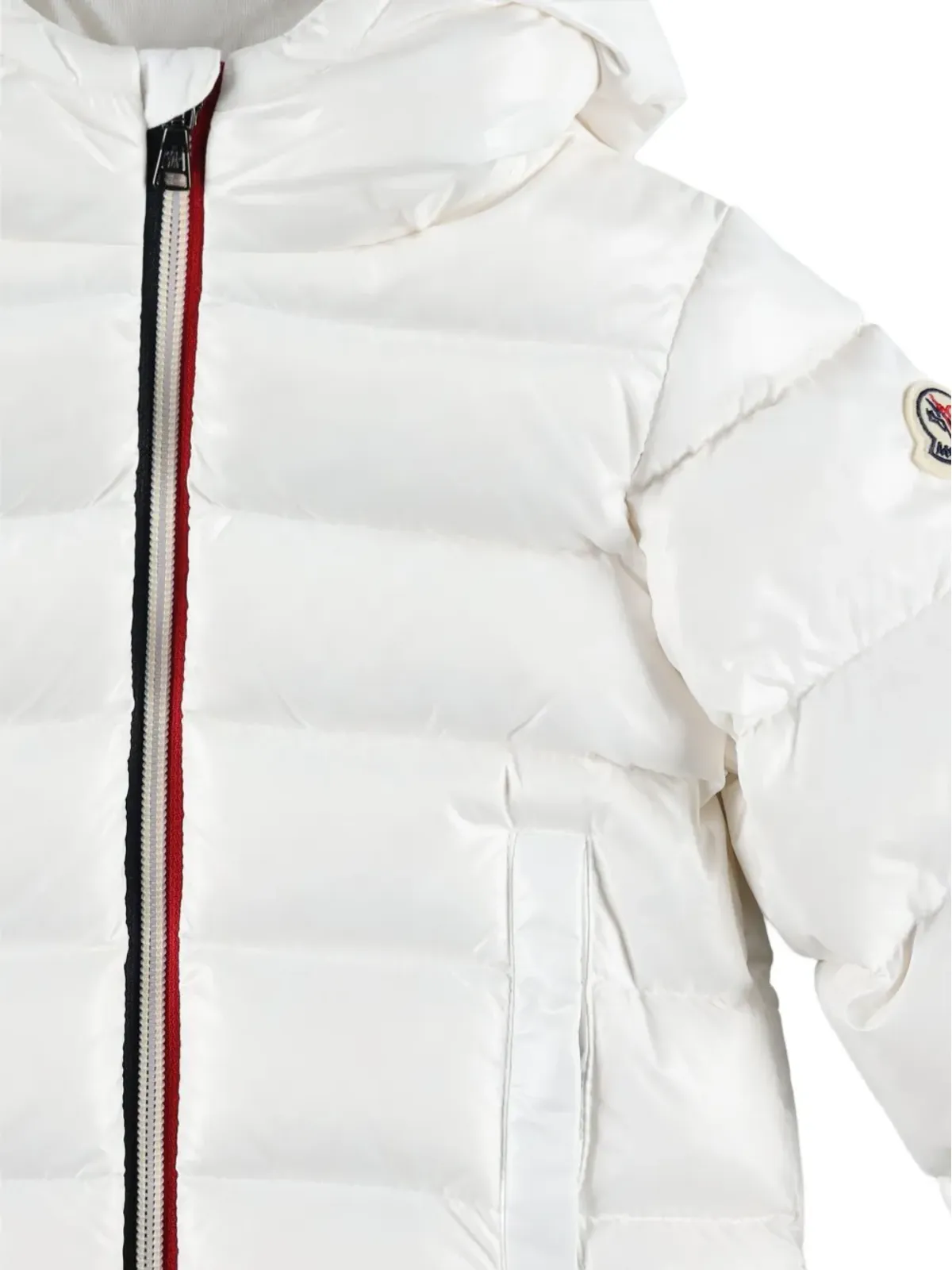 Moncler Enfant アベール コットン混紡フード付きジャケット - 画像3