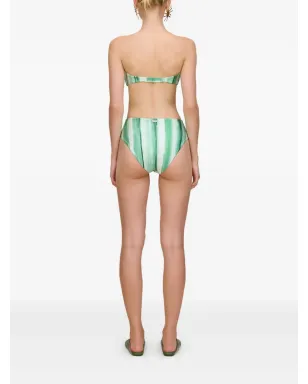 Cult Gaia Oswin painted-stripe bikini top - サムネイル3