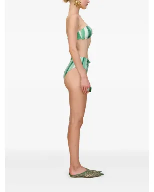 Cult Gaia Oswin painted-stripe bikini top - サムネイル4