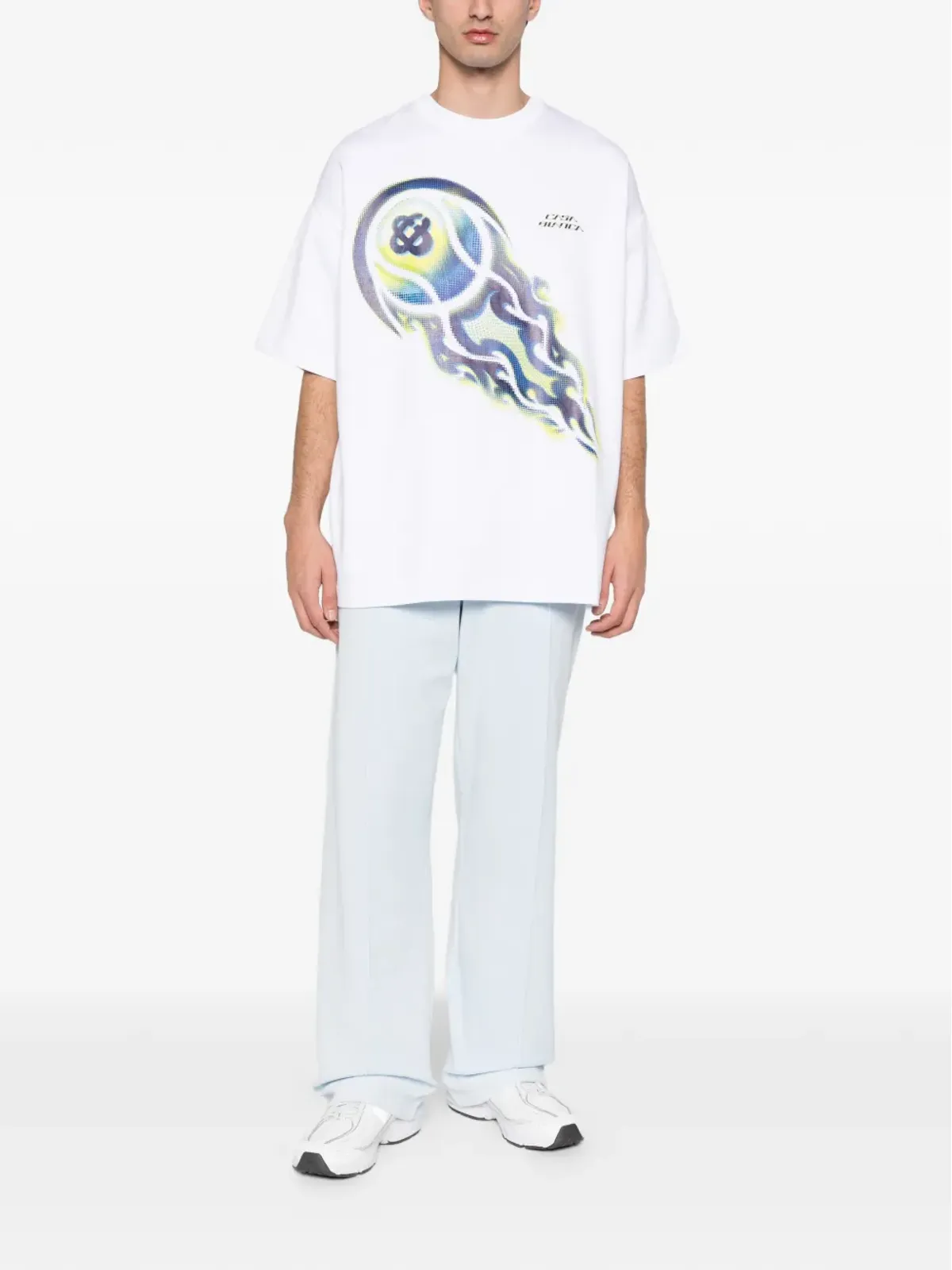 Casablanca 炎のテニスボールTシャツ - 画像2