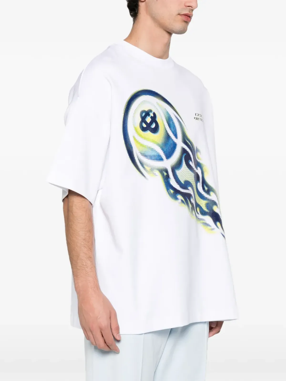 Casablanca 炎のテニスボールTシャツ - 画像3