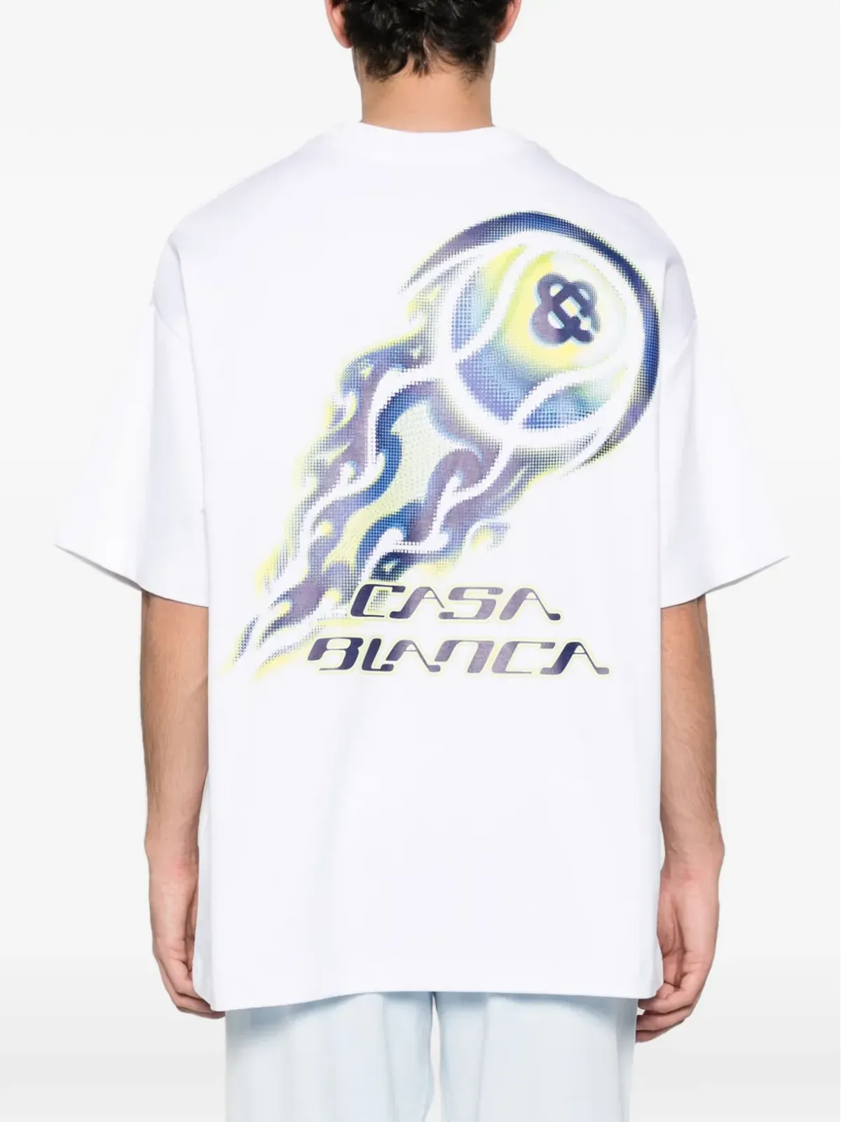 Casablanca 炎のテニスボールTシャツ - 画像4