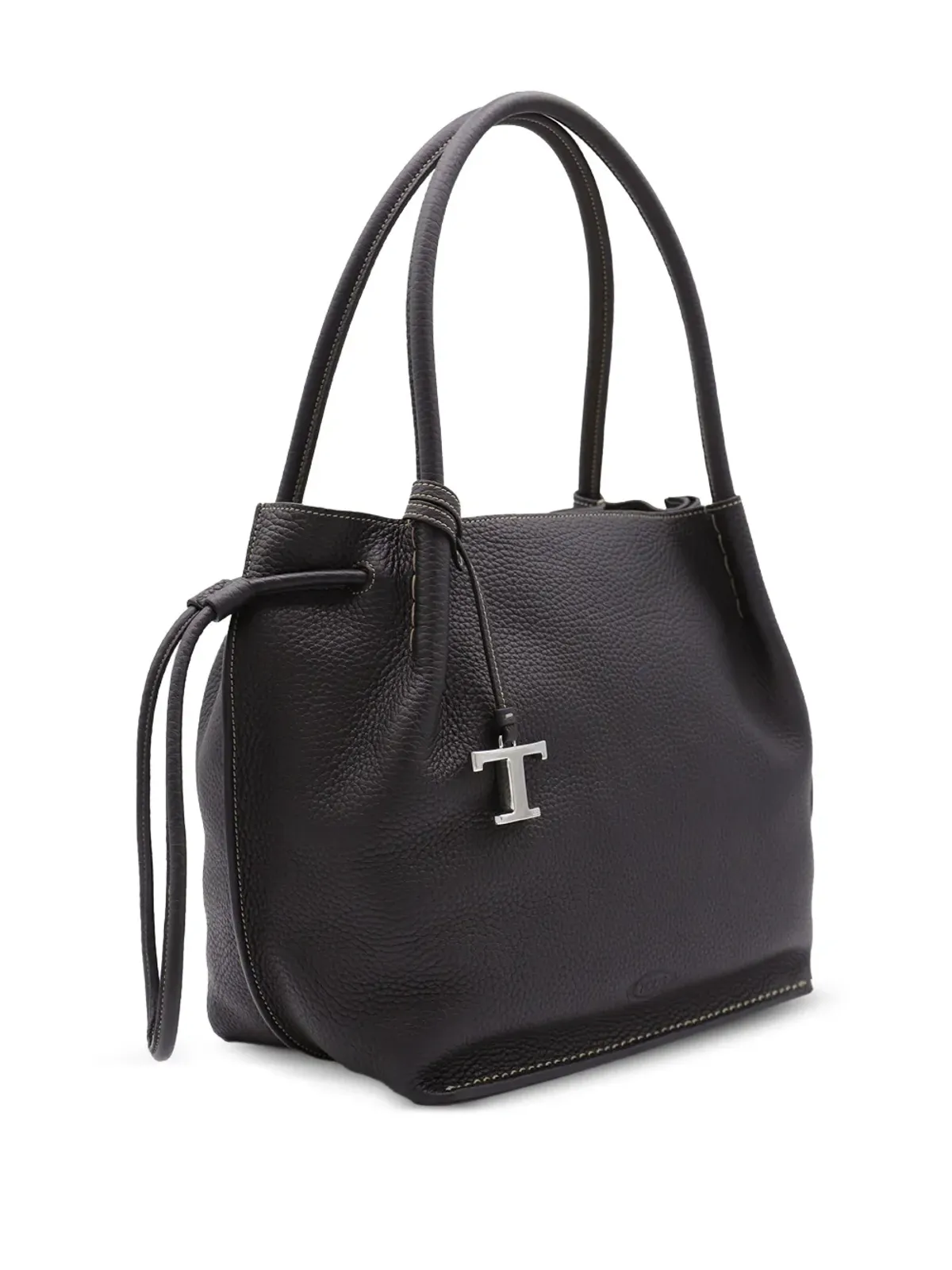 Tod's ドローストリングレザートートバッグ - 画像3