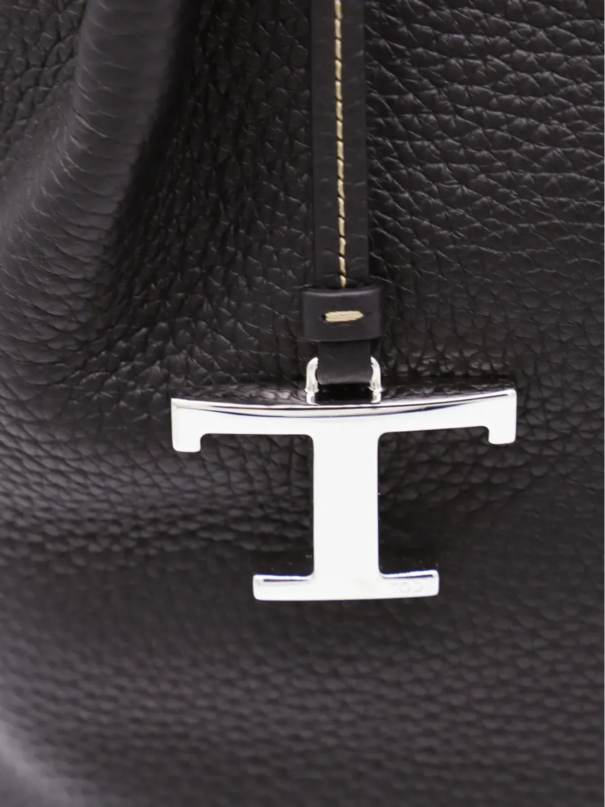 Tod's ドローストリングレザートートバッグ - 画像4