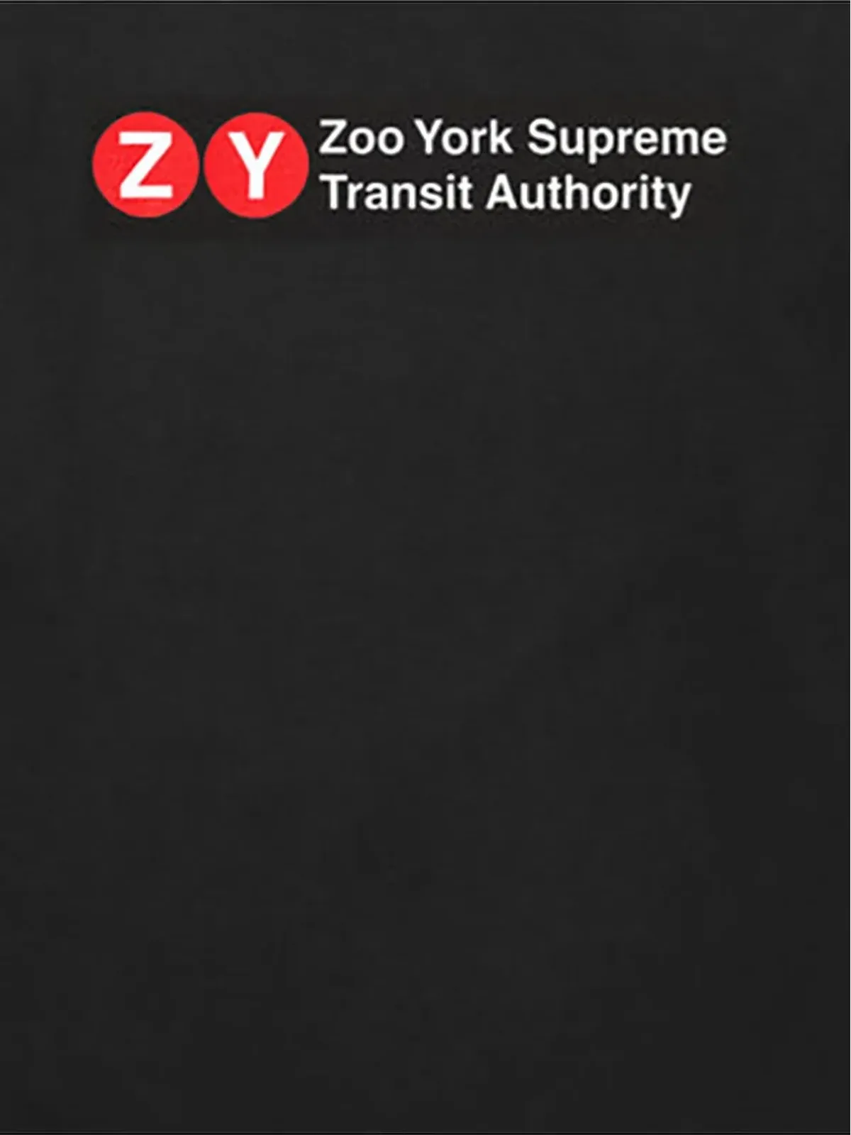 Supreme Zoo York Transit Tシャツ（ブラック） - 画像2