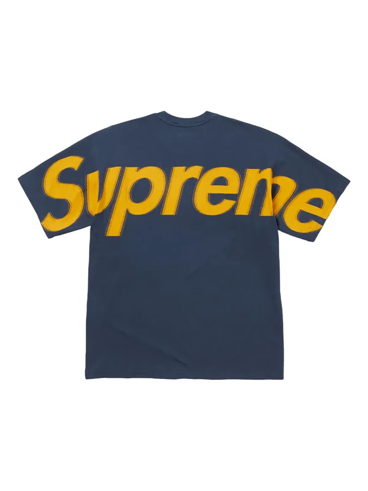Supreme インターシャ SS 25 ネイビー Tシャツ - 画像2
