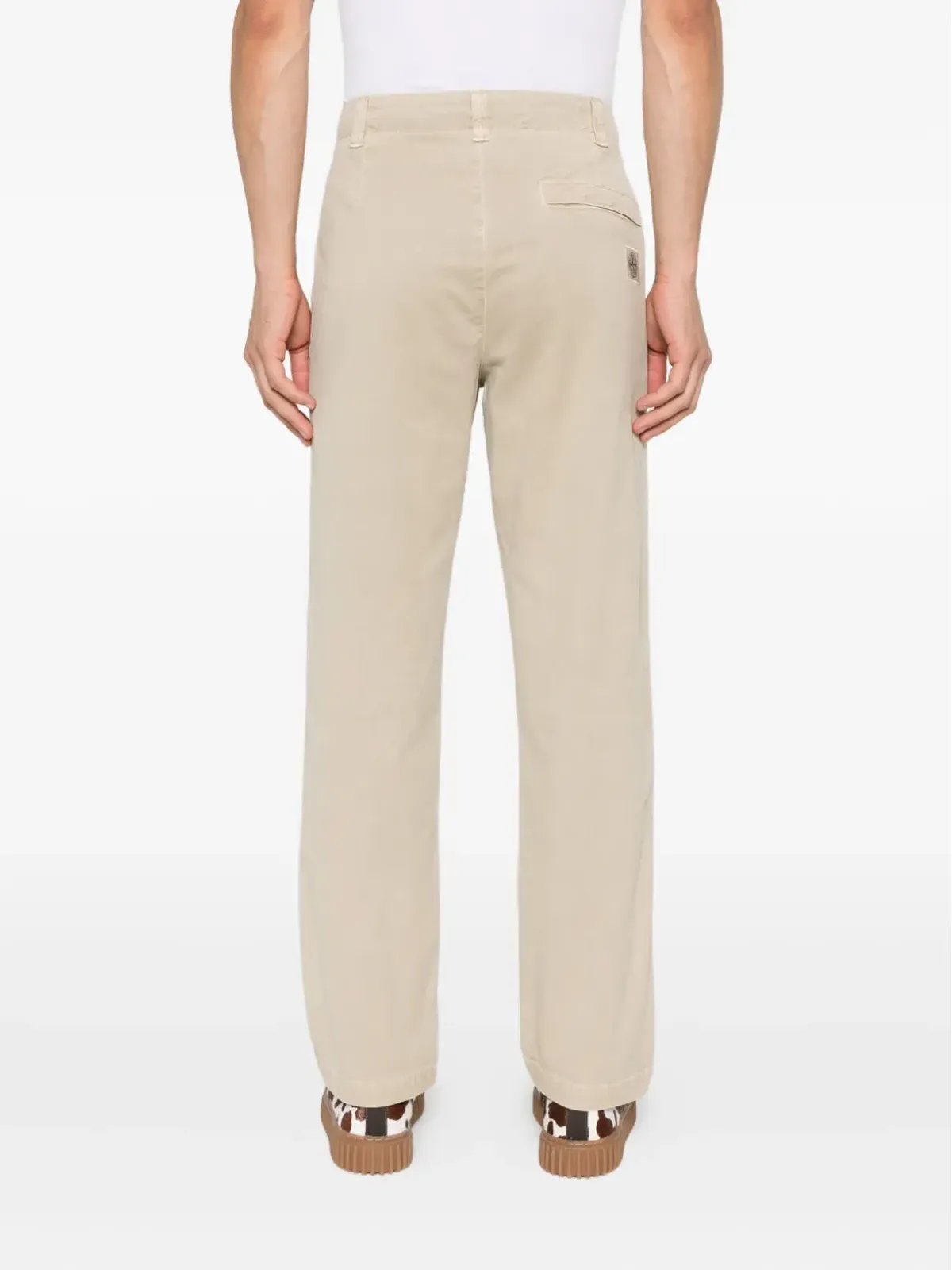 Stone Island オーガニックコットン テーパードパンツ - 画像4