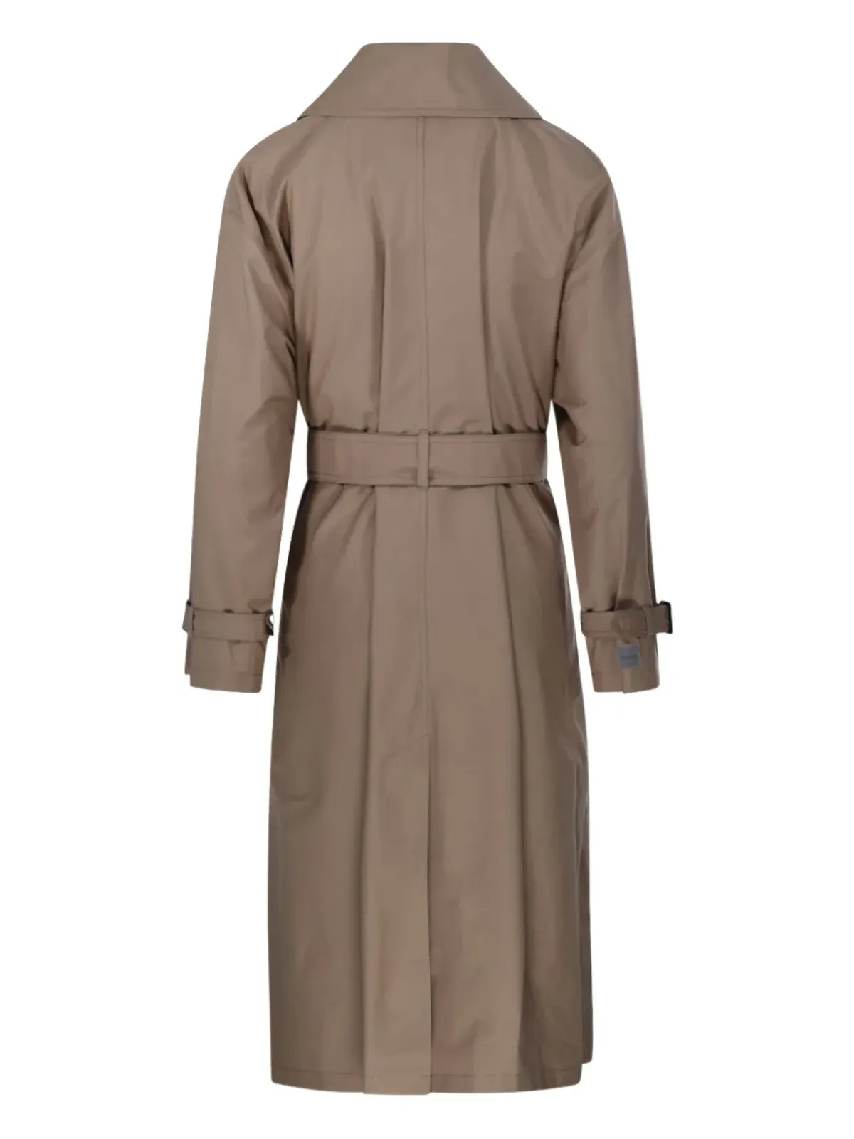 Max Mara Candida ベルト付きダブルブレストコート（ブラウン） - 画像3