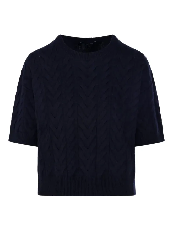 'S Max Mara S Max Mara ケーブルニット半袖ジャンパーの商品画像