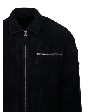 C.P. Company ジップファスナー付きコーデュロイシャツ - ブラック - サムネイル4