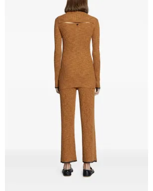 Proenza Schouler リブ編みのオープンバックトップス - サムネイル3