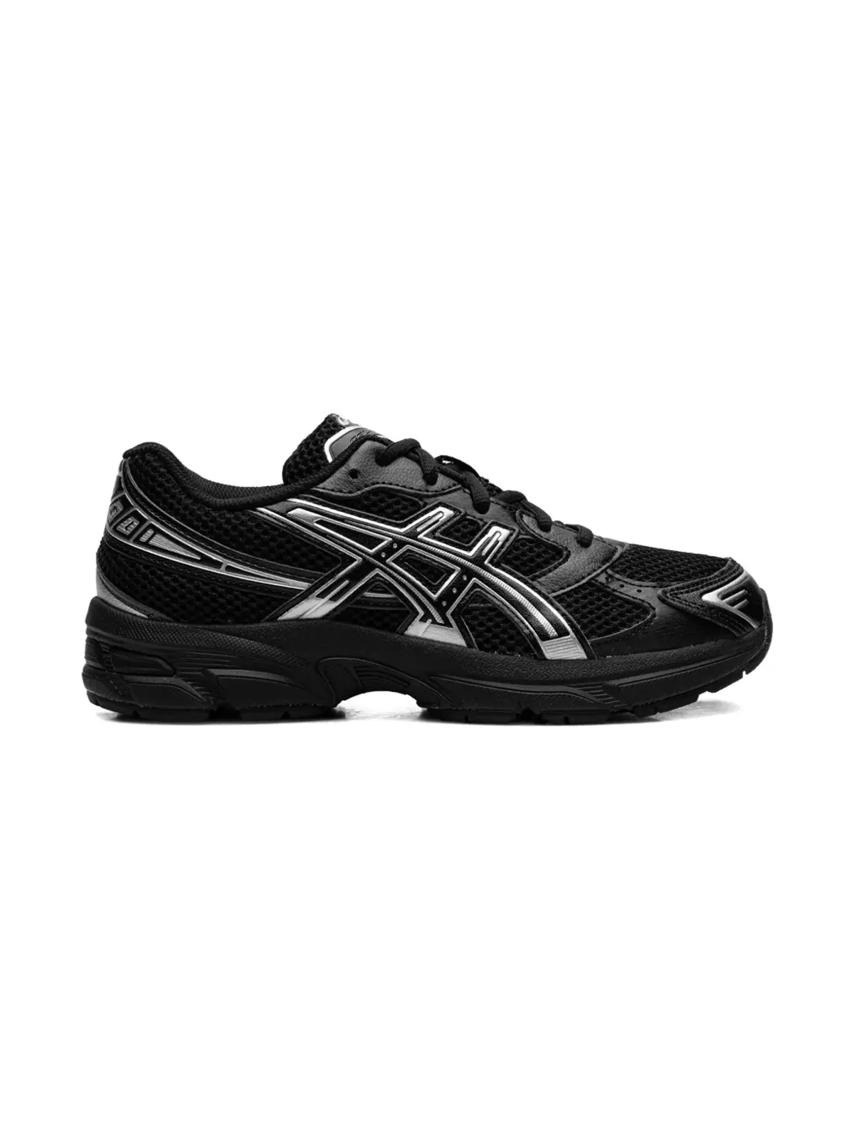 Asics Kids GEL-1130 ブラック/ピュアシルバー スニーカー - 画像4
