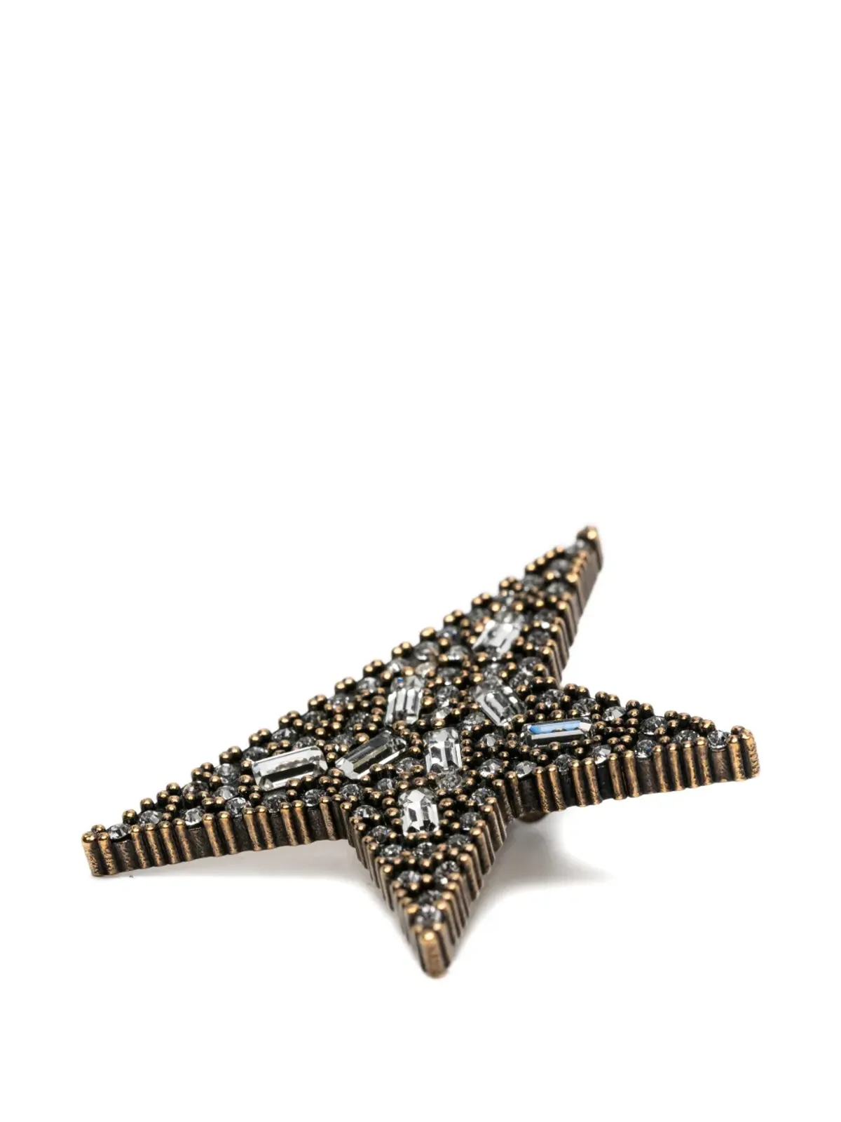 Golden Goose クリスタルビーズの星形ブローチ - 画像3