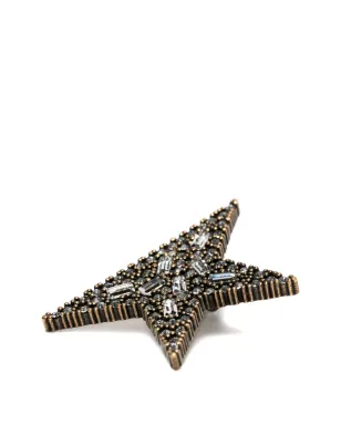 Golden Goose クリスタルビーズの星形ブローチ - サムネイル3