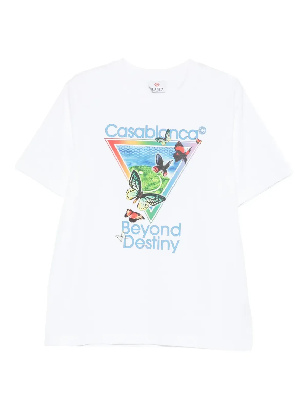 Casablanca テニスクラブ ビヨンド デスティニー グラフィック Tシャツ - 画像1