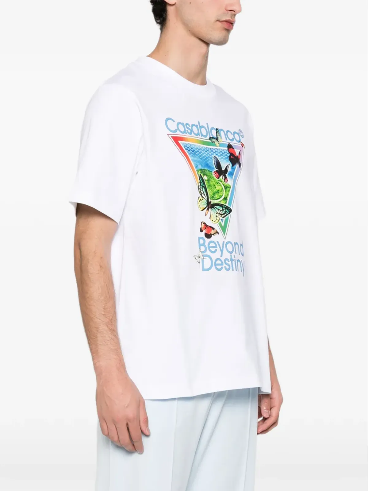 Casablanca テニスクラブ ビヨンド デスティニー グラフィック Tシャツ - 画像3