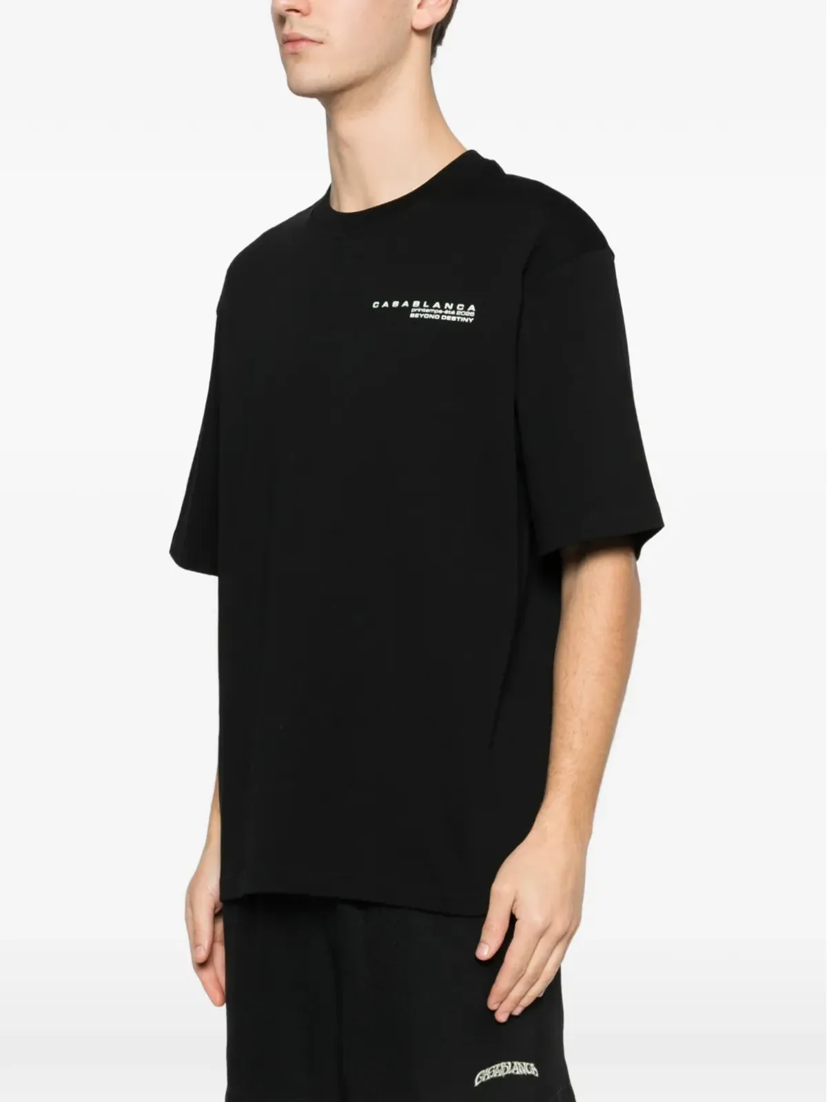 Casablanca グリッチオーキッド オーバーサイズ Tシャツ - 画像4