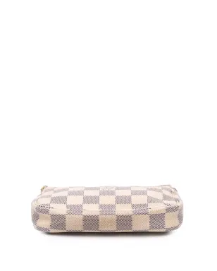 Louis Vuitton Pre-Owned ダミエ・アズール ミニ ポシェット・アクセソワーズ ハンドバッグ - サムネイル4
