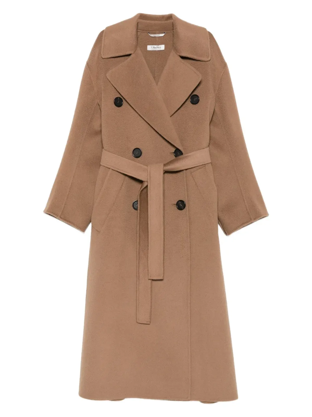 S Max Mara ダブルブレスト ベルト付きコート - 画像1