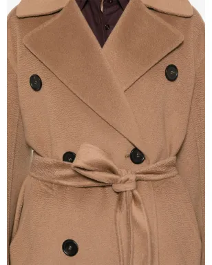 S Max Mara ダブルブレスト ベルト付きコート - サムネイル5