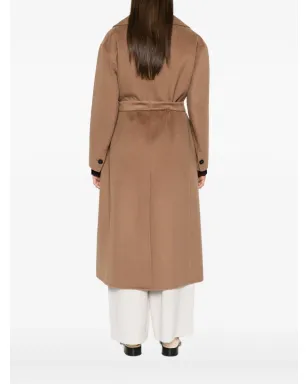 S Max Mara ダブルブレスト ベルト付きコート - サムネイル4