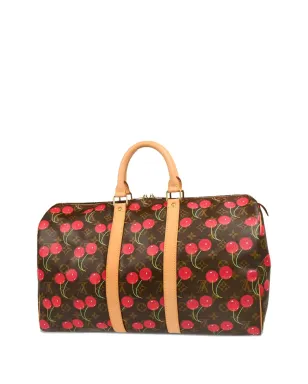 Louis Vuitton ビンテージ x Takashi Murakami モノグラム Keepall トラベルバッグ ブラウン - サムネイル2