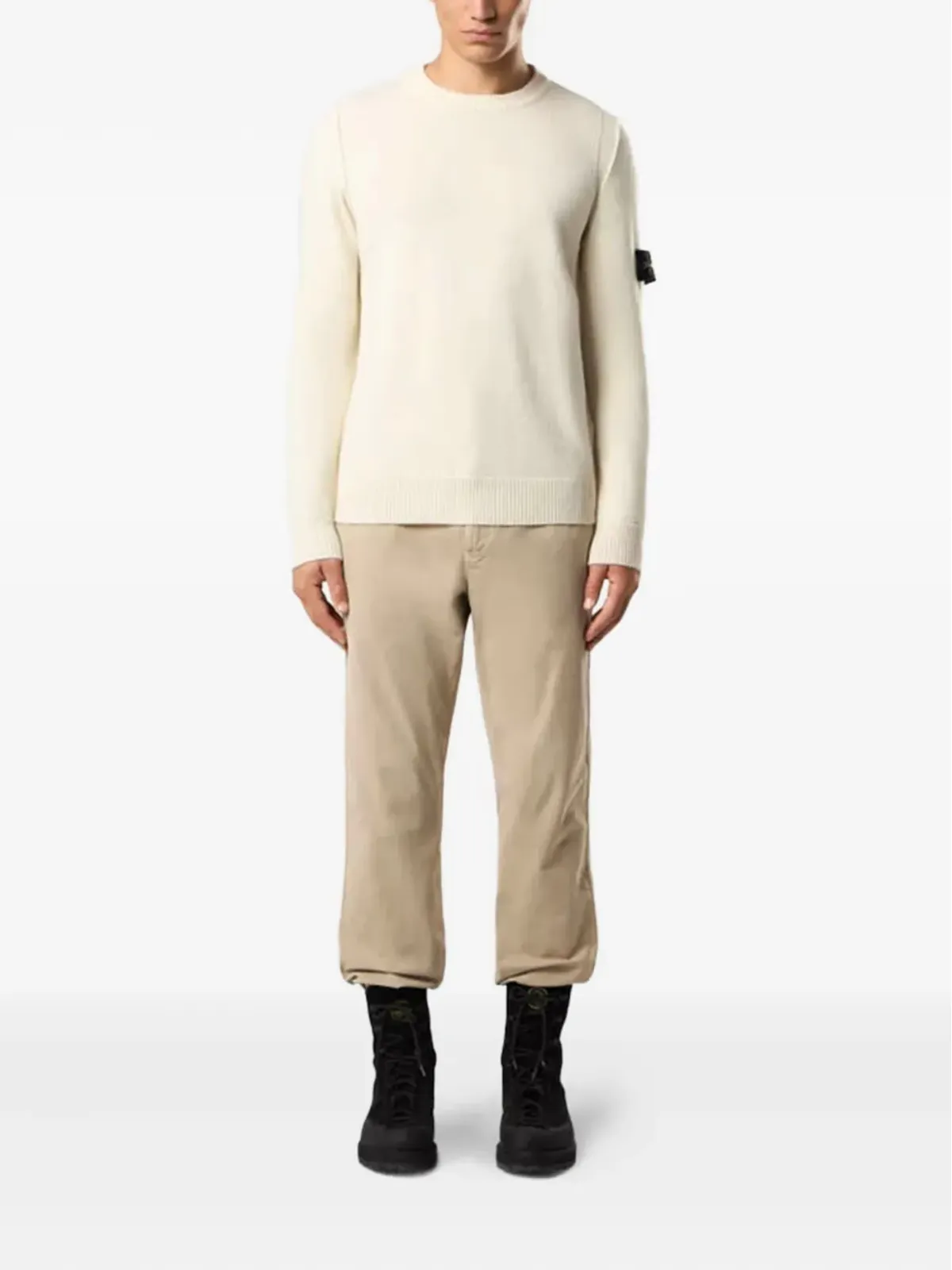 Stone Island ロゴバッジセーター - 画像2