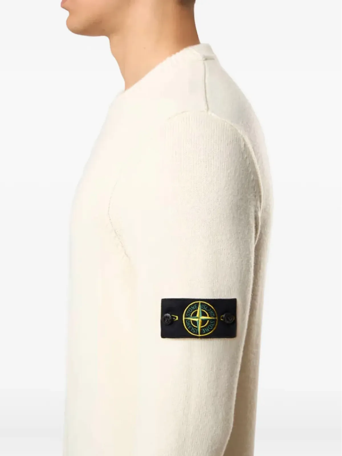 Stone Island ロゴバッジセーター - 画像4