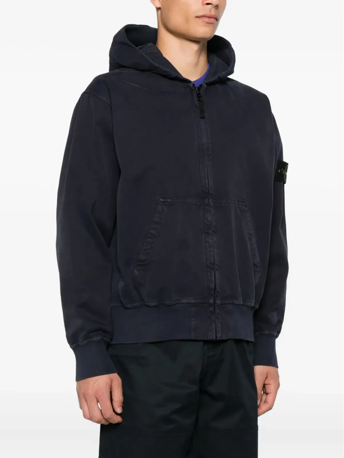 Stone Island ポーチポケットフーディー - 画像3