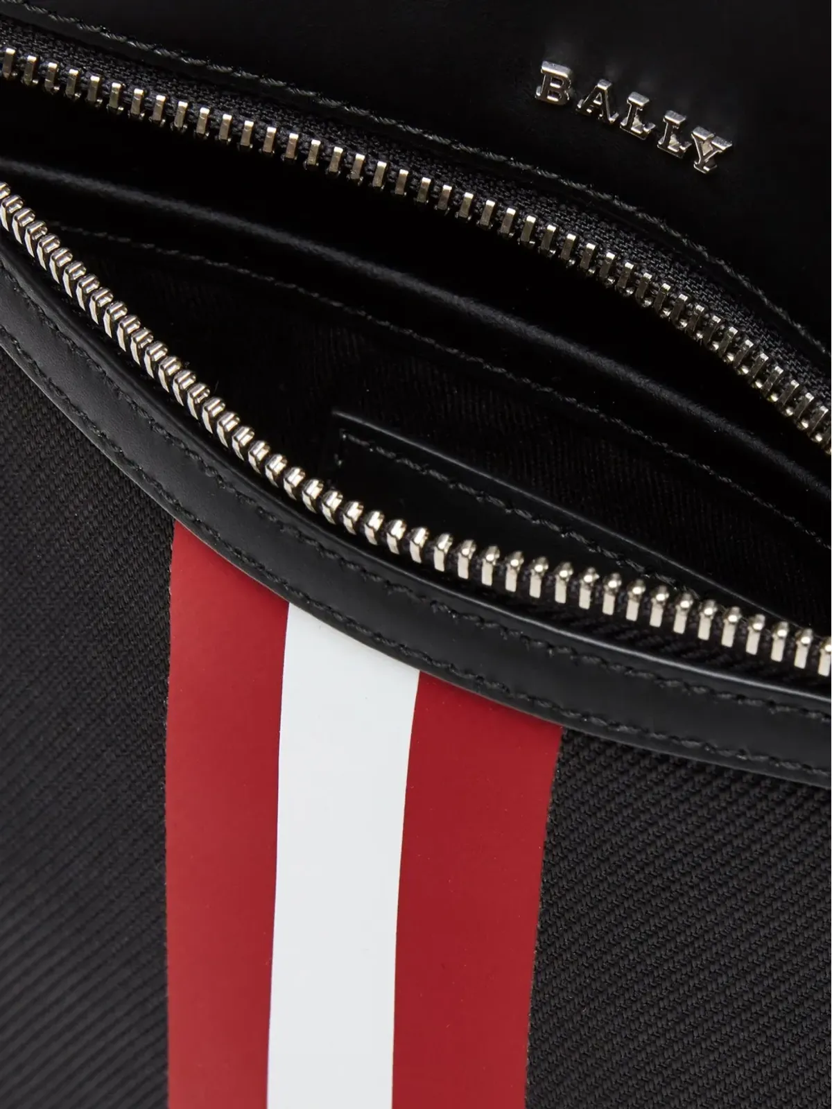 Bally ストライプメッセンジャーバッグ - 画像3