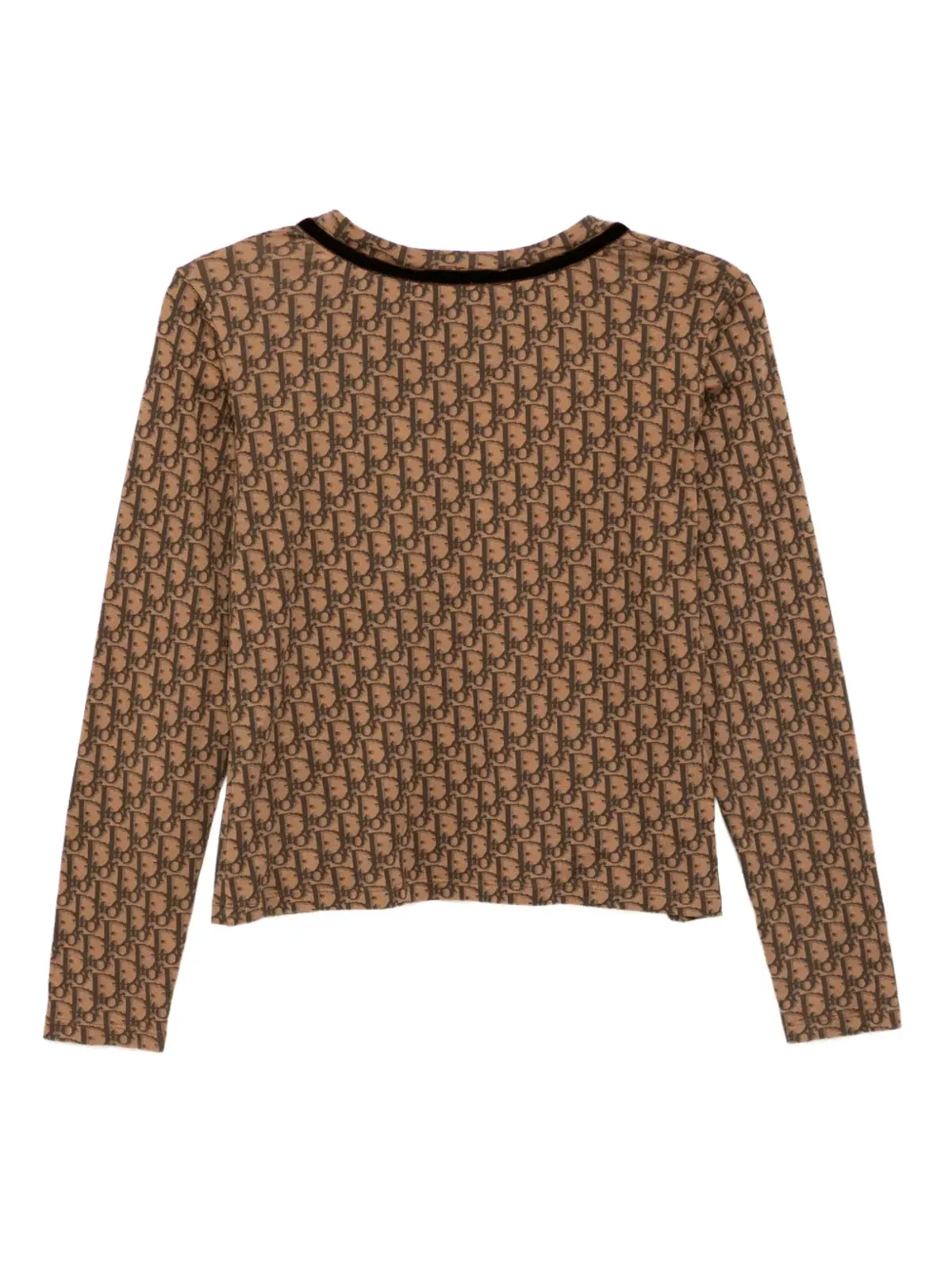 Christian Dior Pre-Owned 2005 long sleeve top - Brown - 画像2
