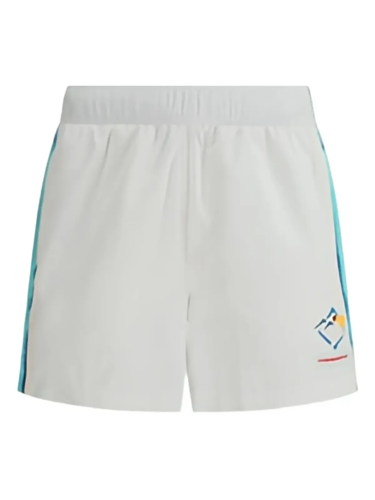 Casablanca Casa Sportif グラフィックパネル ウィンドブレーカーショーツ ホワイト - 画像3