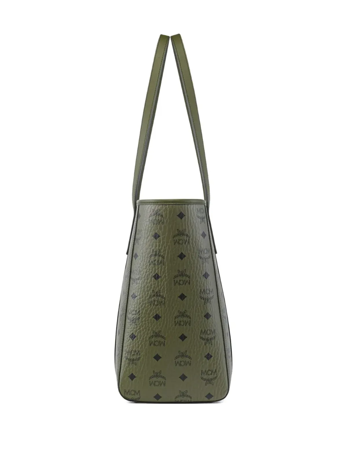 MCM トニ レザー ショッパーバッグ - 画像3