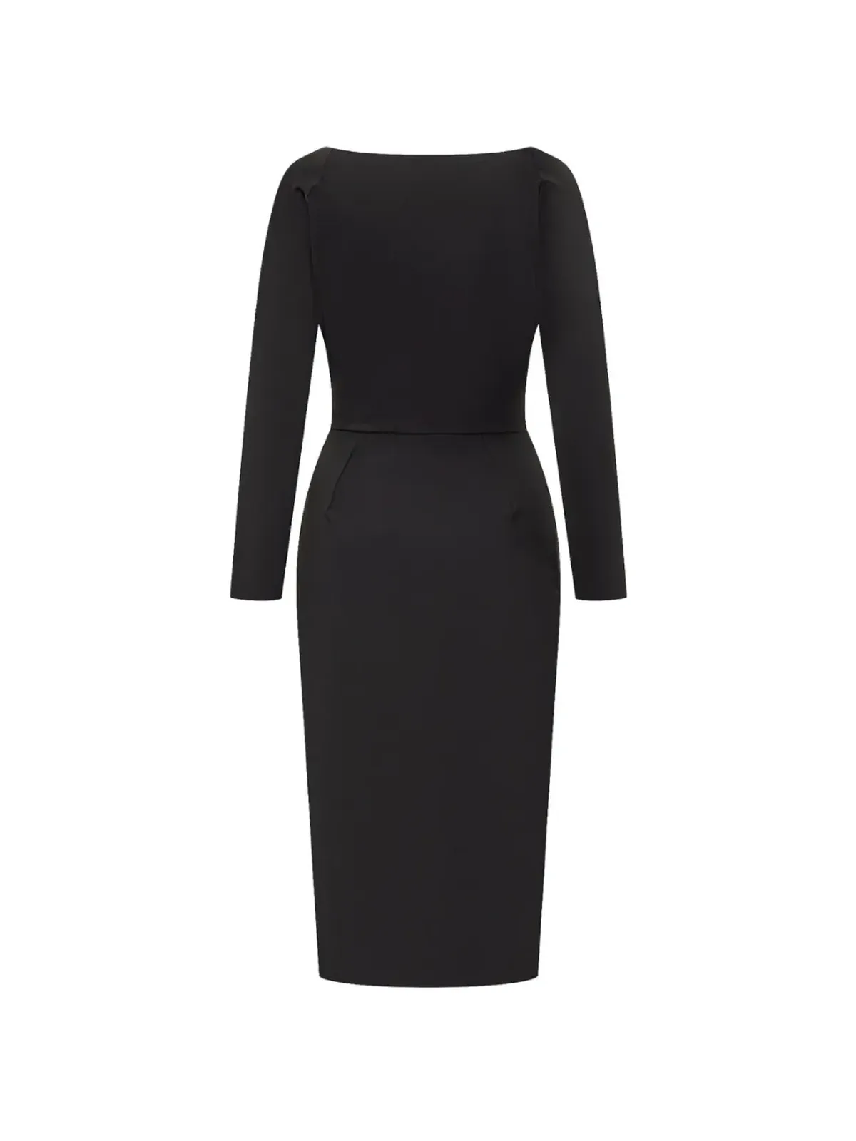 CHIARA BONI La Petite Robe グリッターディテール Vネック ドレス - ブラック - 画像2