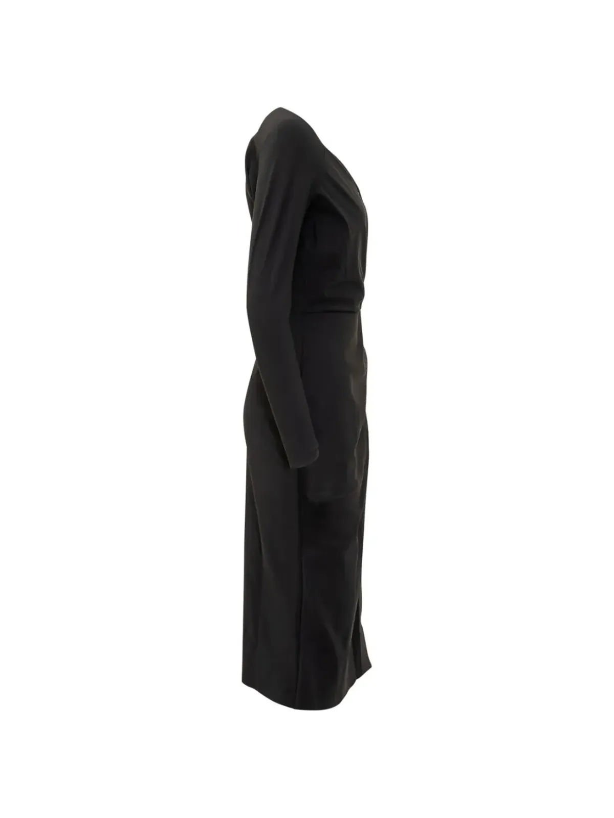 CHIARA BONI La Petite Robe グリッターディテール Vネック ドレス - ブラック - 画像3