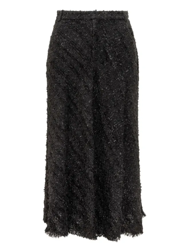 IRO IRO sparkle-fringed skirt - Blackの商品画像