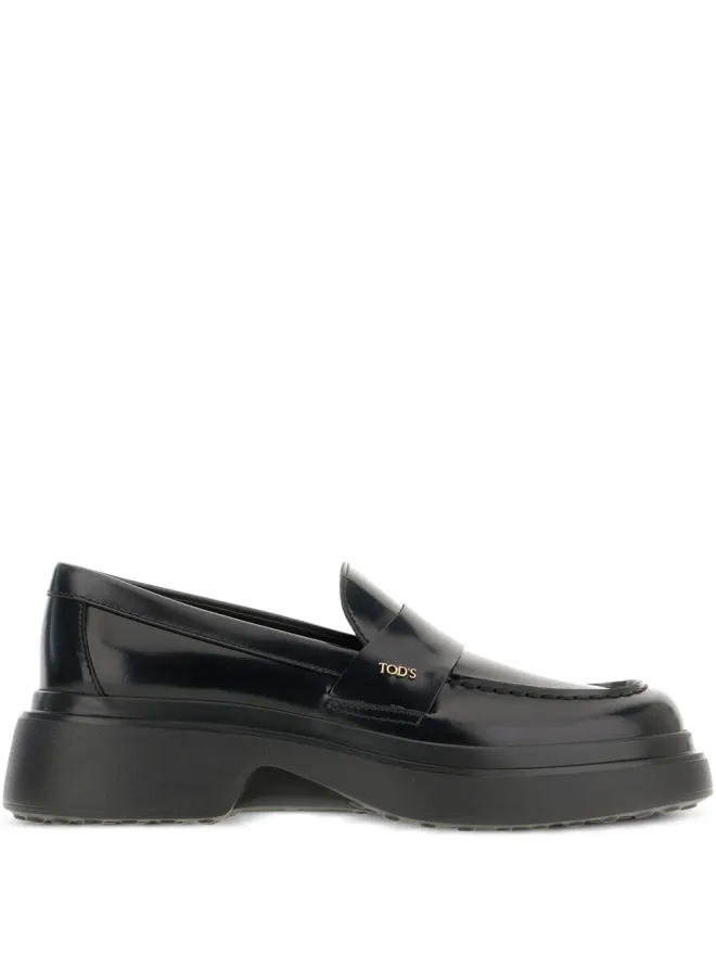 Tod's Tod's プラットフォームレザーローファー - ブラックの商品画像