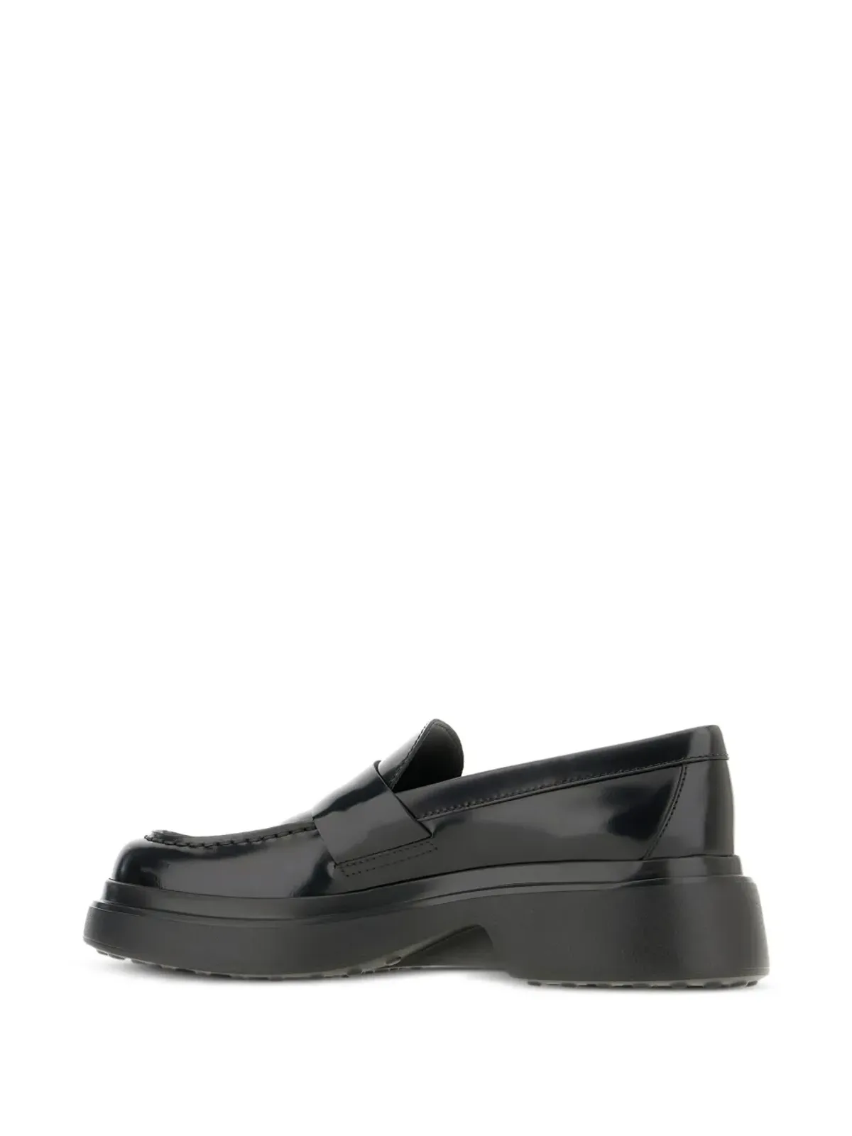 Tod's プラットフォームレザーローファー - ブラック - 画像3