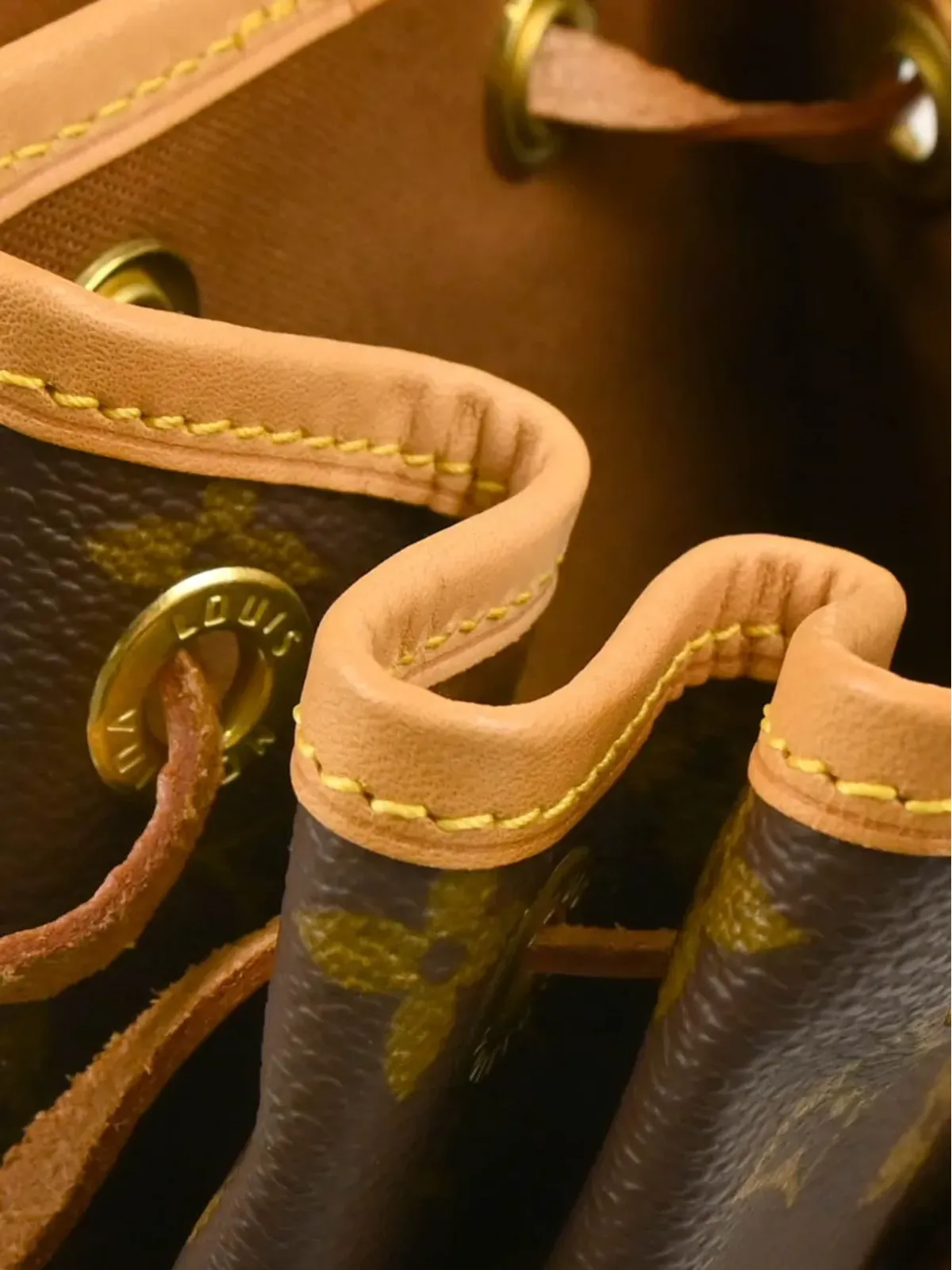 Louis Vuitton Pre-Owned 1997 Monogram Montsouris ミニバックパック（ブラウン） - 画像5