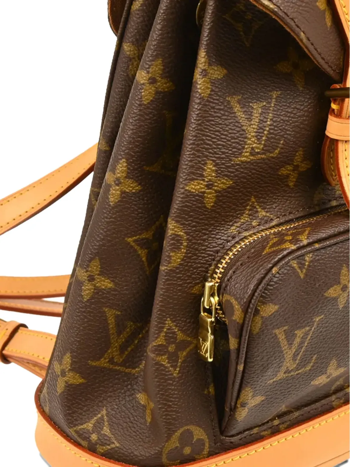 Louis Vuitton Pre-Owned 1997 Monogram Montsouris ミニバックパック（ブラウン） - 画像4