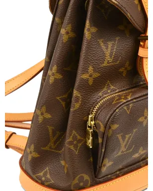 Louis Vuitton Pre-Owned 1997 Monogram Montsouris ミニバックパック（ブラウン） - サムネイル4