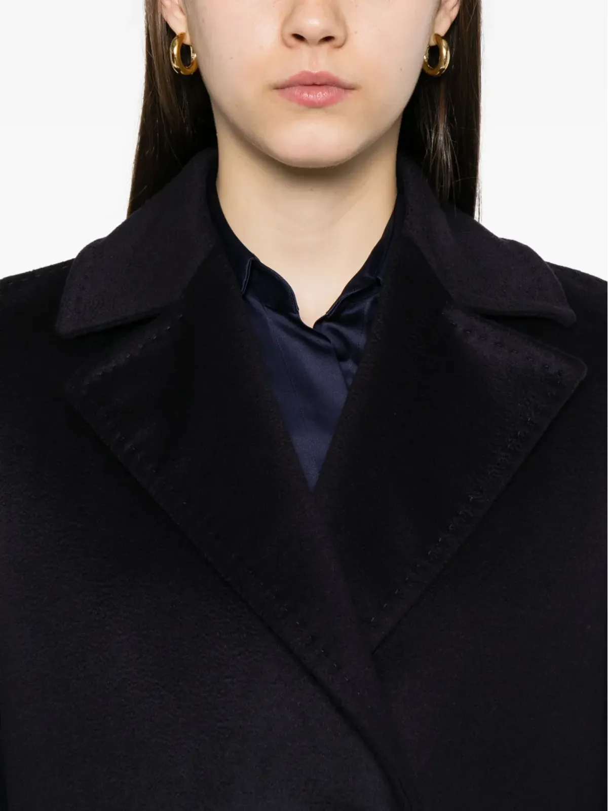 Max Mara ダブルブレスト ウールコート - 画像5