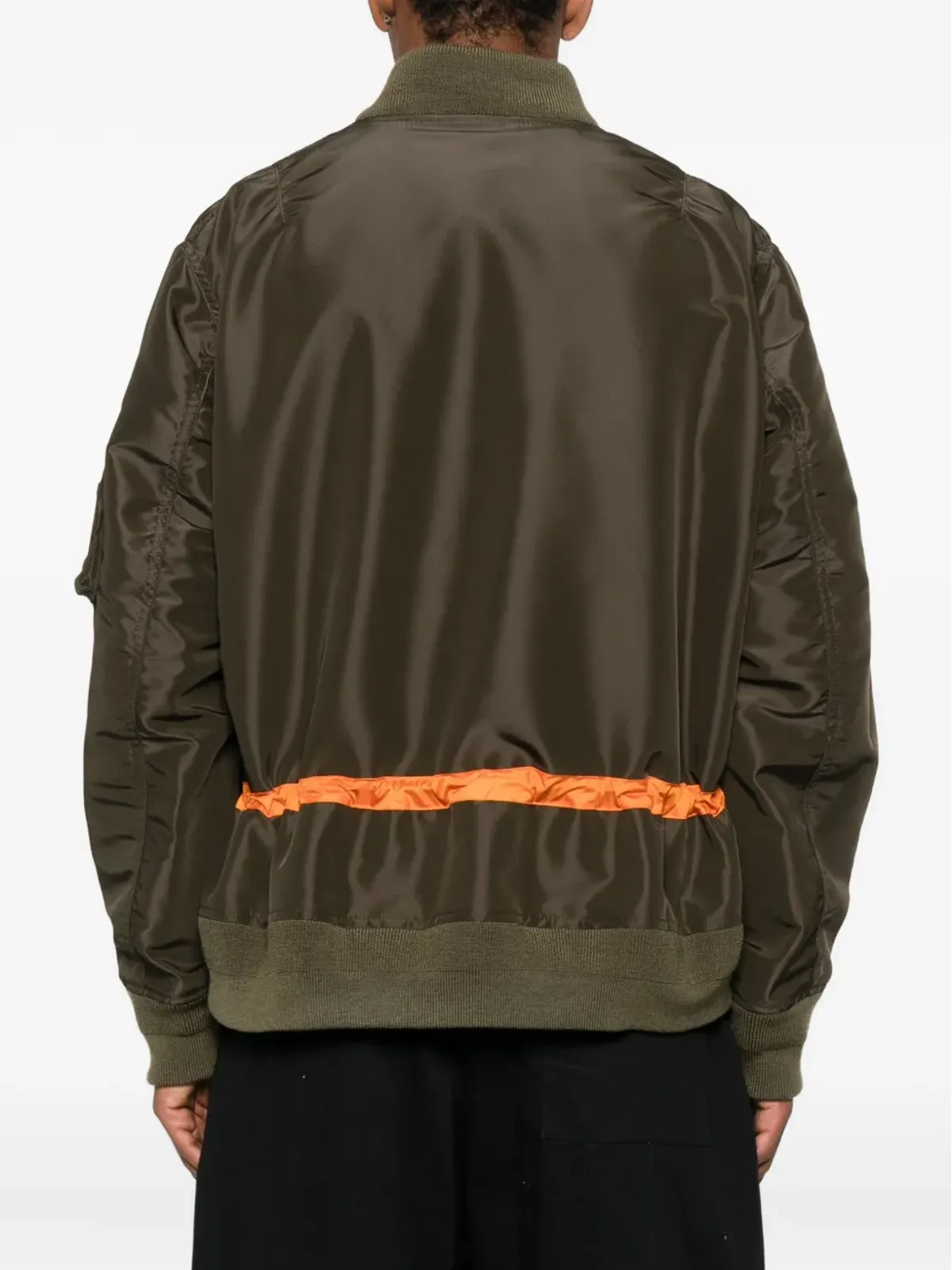 sacai ドローストリングウエスト ボンバージャケット - 画像4