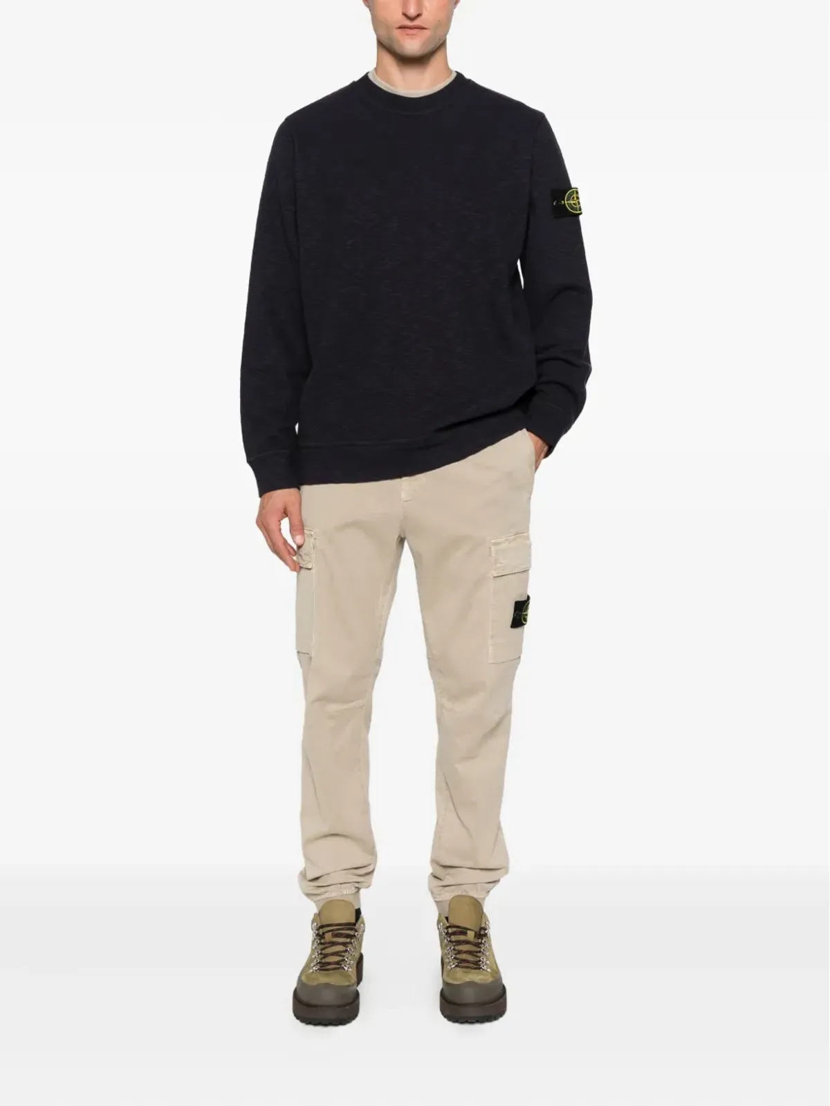 Stone Island パッチポケット付きコットン スウェットシャツ - ブルー - 画像2