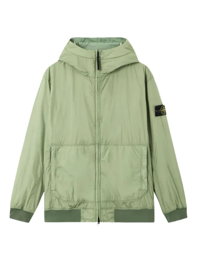 Stone Island Stone Island ロゴパッチ付きジップジャケットの商品画像